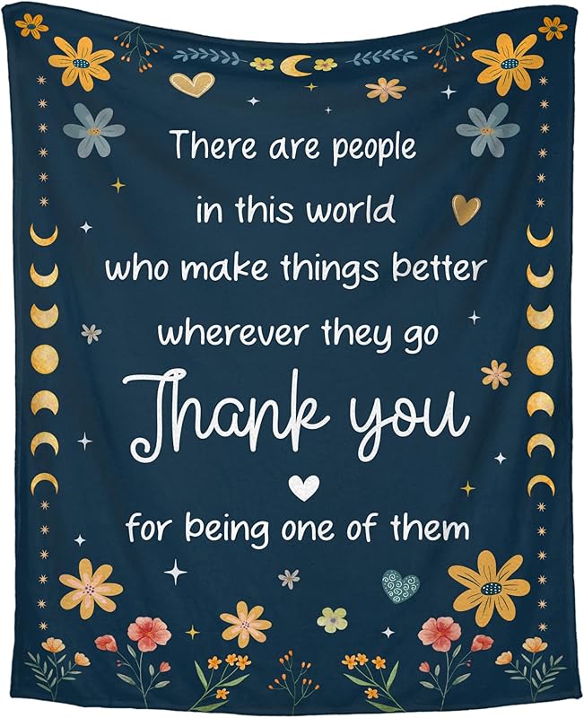 Blanket for Son Gifts, “There are people in this world who make things better... Thank you for being one of them”, From Mom Dad, Birthday Christmas Graduation, Inspirational Motivational