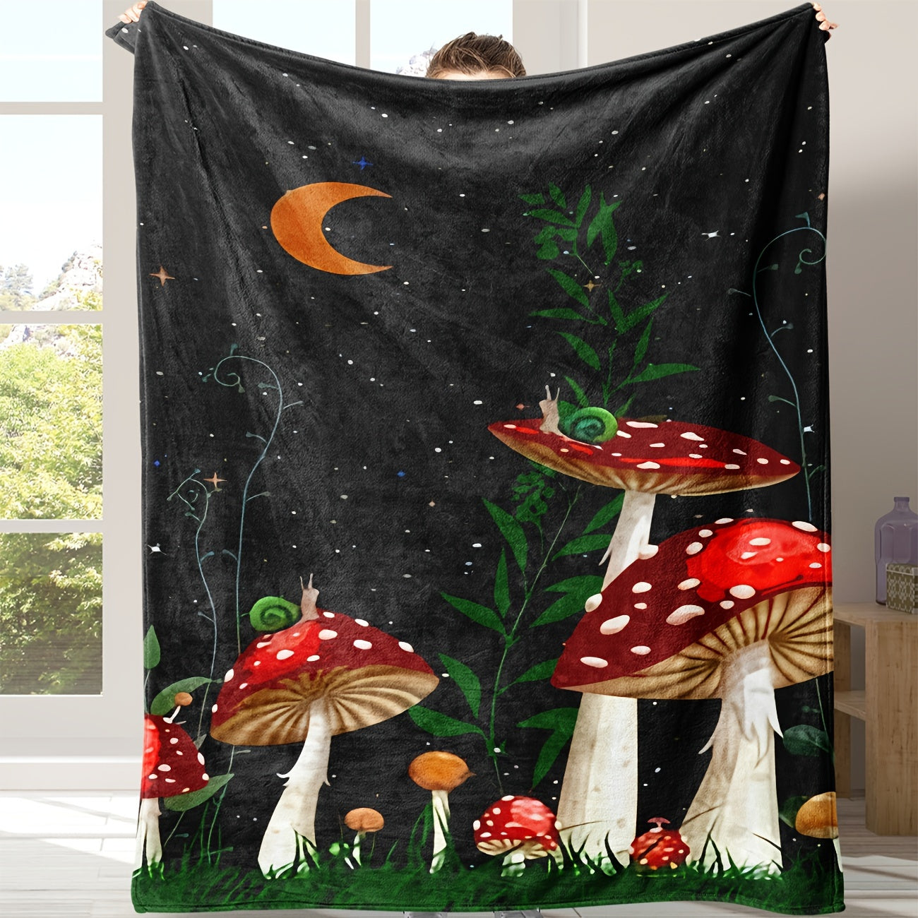 Blanket for Son Gifts, "Keep Dreaming Big Under the Stars", From Parents, Birthday, Christmas, Graduation, Inspirational