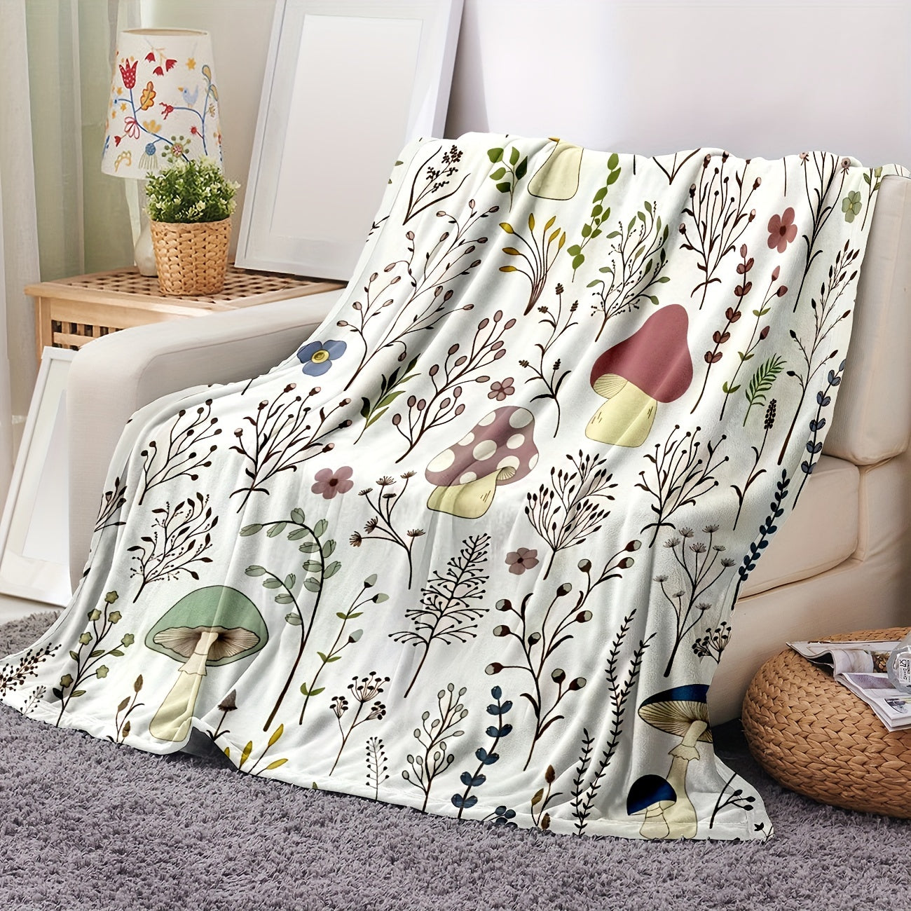 Gifts for Nature Lovers Blanket - Nature's Beauty in Every Detail - From Family, Birthday, Holiday, Everyday Encouragement, Inspirational