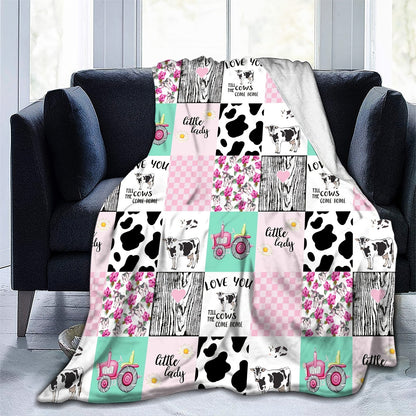 Blanket for Daughter Gifts - Love You Till the Cows Come Home,” From Parents, Birthday, Christmas, Everyday Encouragement, Inspirational