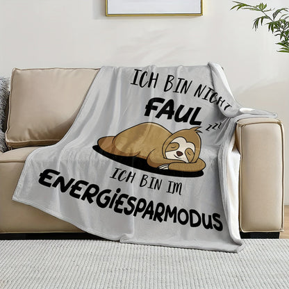 Gifts for Son Blanket, “Ich bin nicht faul, ich bin im Energiesparmodus”, From Parents, Birthday, Christmas, Everyday Encouragement, Motivational