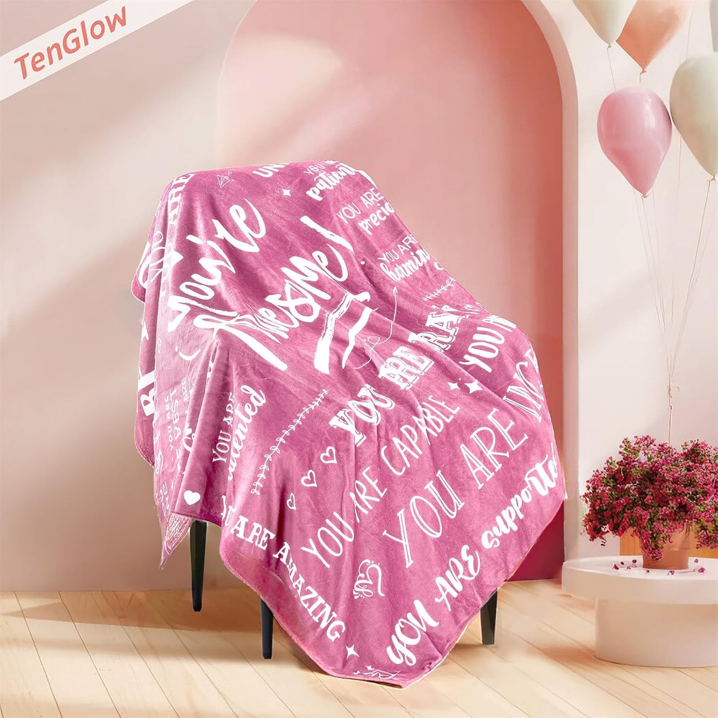 Blanket for Son Gifts, “You’re Awesome!”, From Mom Dad, Birthday, Graduation, Christmas, Everyday Encouragement, Inspirational