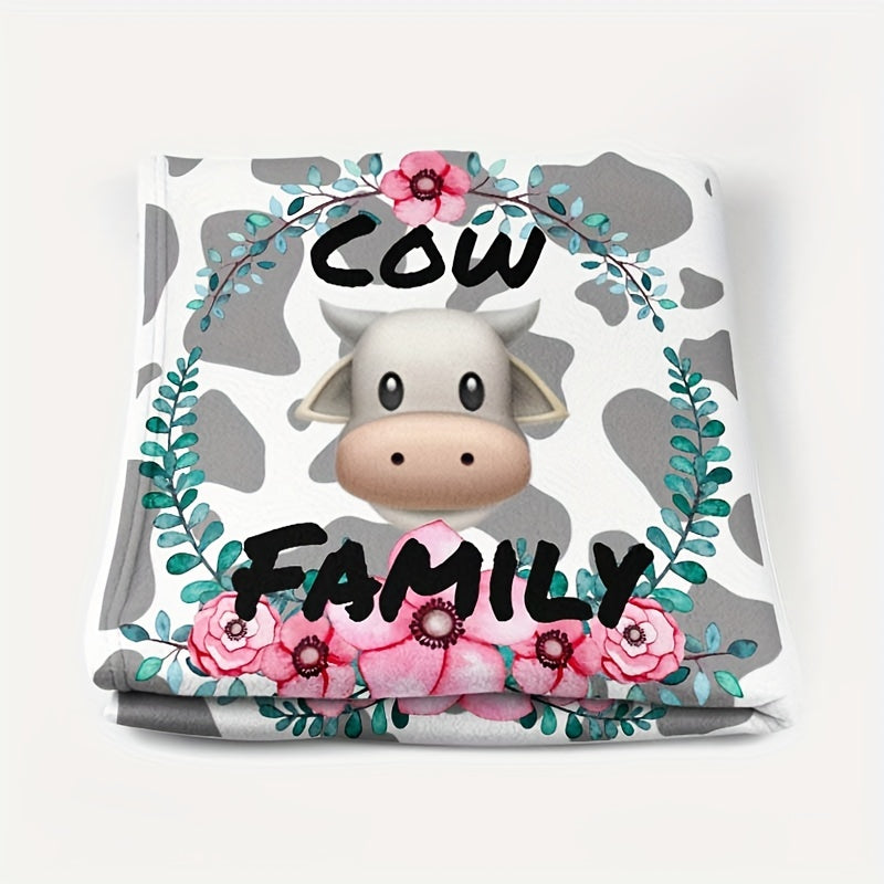 Blanket for Daughter Gifts - Holy Cow I'm Cute - From Parents, Birthday, Christmas, Everyday Encouragement, Cute Animal