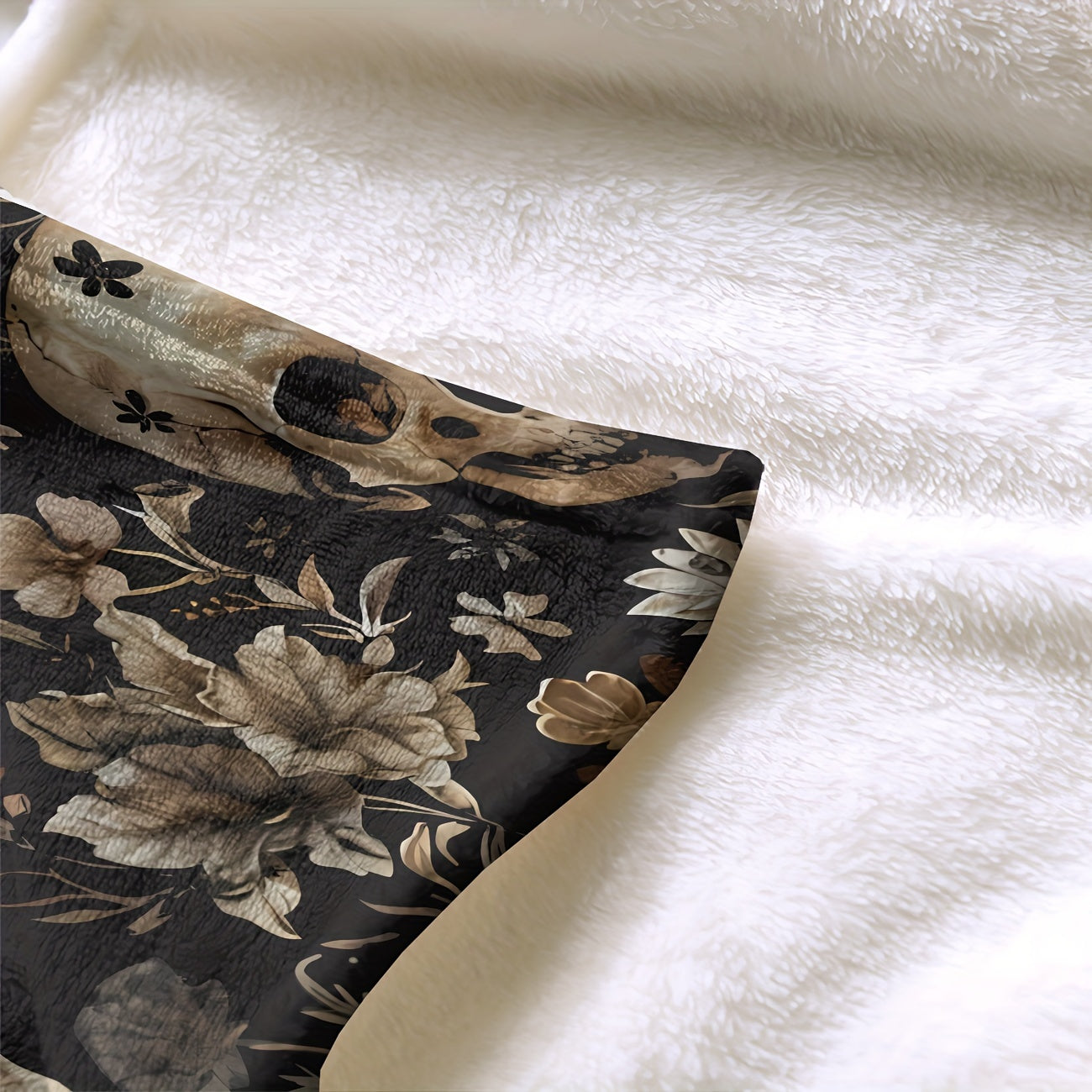 Gifts for Gothic Blanket, "Life Begins After Death", From Parents, Halloween, Birthday, Everyday Encouragement, Inspirational