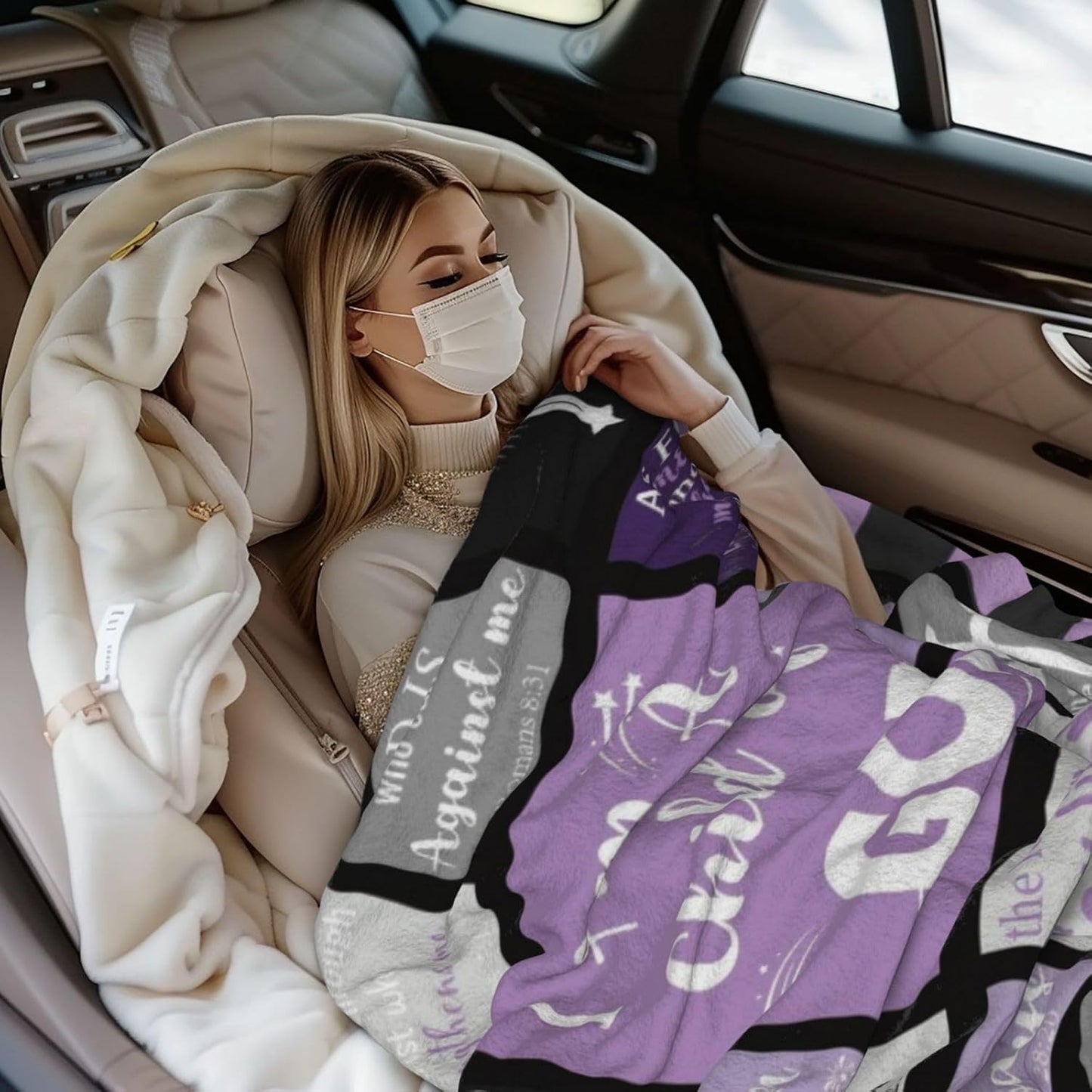 Blanket for Daughter Gifts, “I Am a Child of God”, From Mom Dad, Birthday, Christmas, Graduation, Inspirational Theme