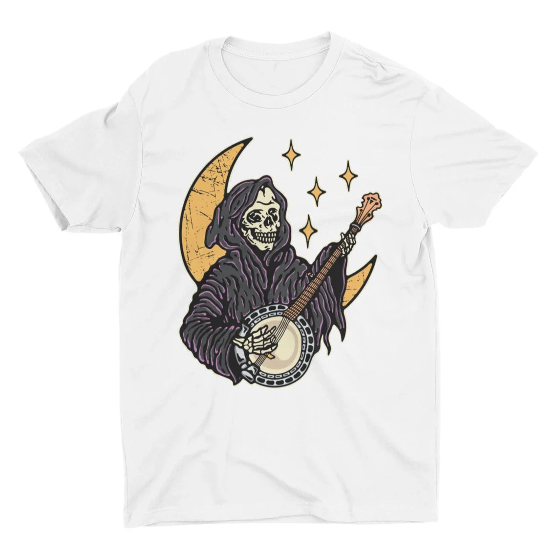 Banjo Reaper, Bluegrass Shirt, Country Music Shirt, Banjo Tee, Banjo Gift, Musician Shirt, Cool Graphic Tee, Bluegrass Gift, Flatt Scruggs