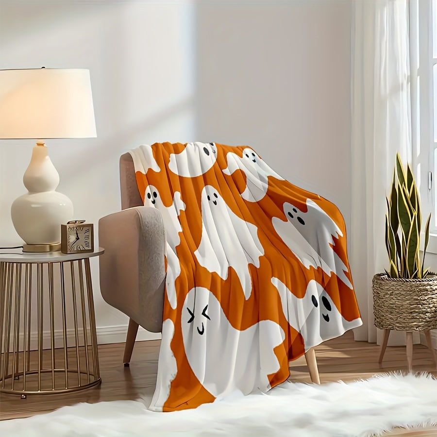 Halloween Blanket Gifts for Son Blanket, "Boo!", From Parents, Christmas, Birthday, Holiday, Everyday Encouragement, Fun Halloween