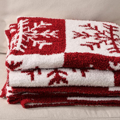 Christmas Blanket Gifts for Son, “Let It Snow”, From Parents, Holiday Birthday Everyday Encouragement, Inspirational Theme