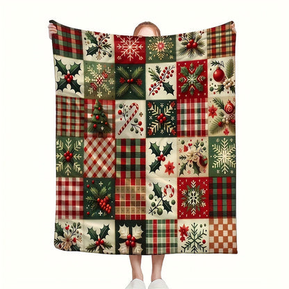 Blanket for Son Gifts, “Merry Christmas Wishes”, From Mom Dad, Christmas, Holiday, Birthday, Inspirational Theme