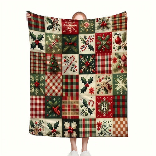 Blanket for Son Gifts, “Merry Christmas Wishes”, From Mom Dad, Christmas, Holiday, Birthday, Inspirational Theme