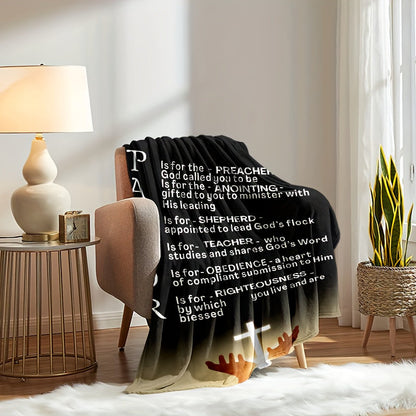 Gifts for Pastor Blanket, “P A S T O R Is for the Preacher God Called You to Be,” From Congregation, Christmas, Graduation, Everyday Encouragement, Inspirational Motivational