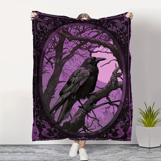 Blanket for Son Gifts, “Nevermore”, From Parents, Birthday, Christmas, Graduation, Inspirational Theme