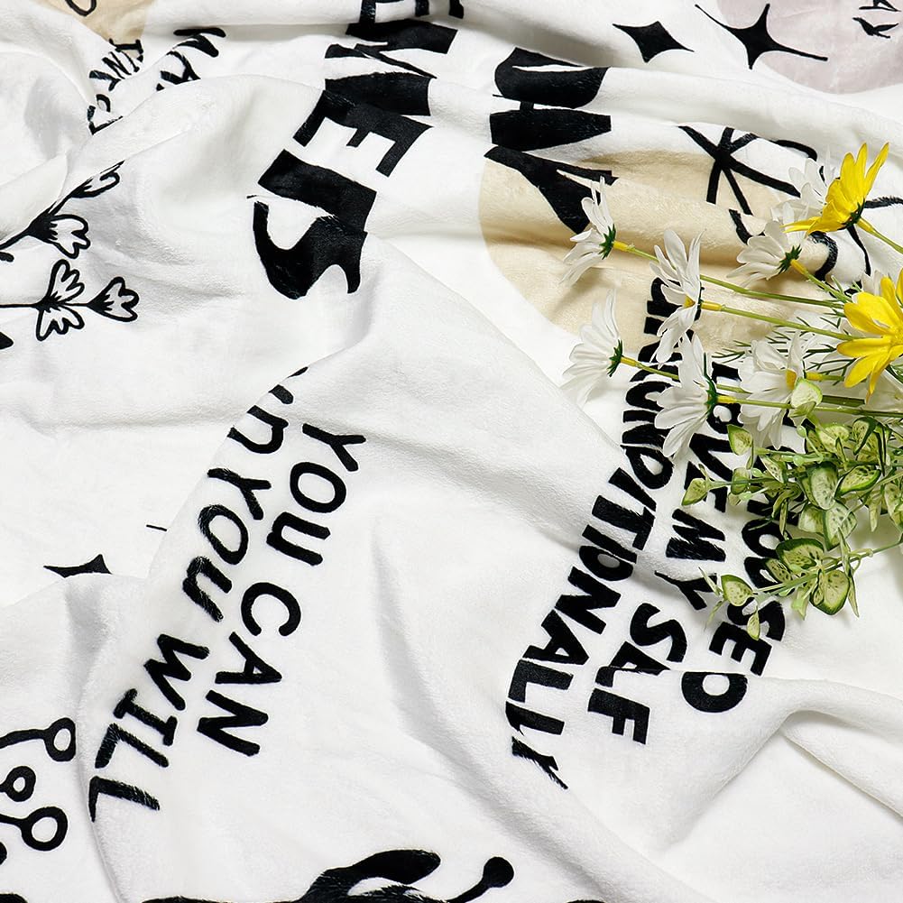 Gifts for Son Blanket, “Daily Reminders”, From Mom Dad, Birthday, Graduation, Christmas, Everyday Encouragement, Inspirational Motivational