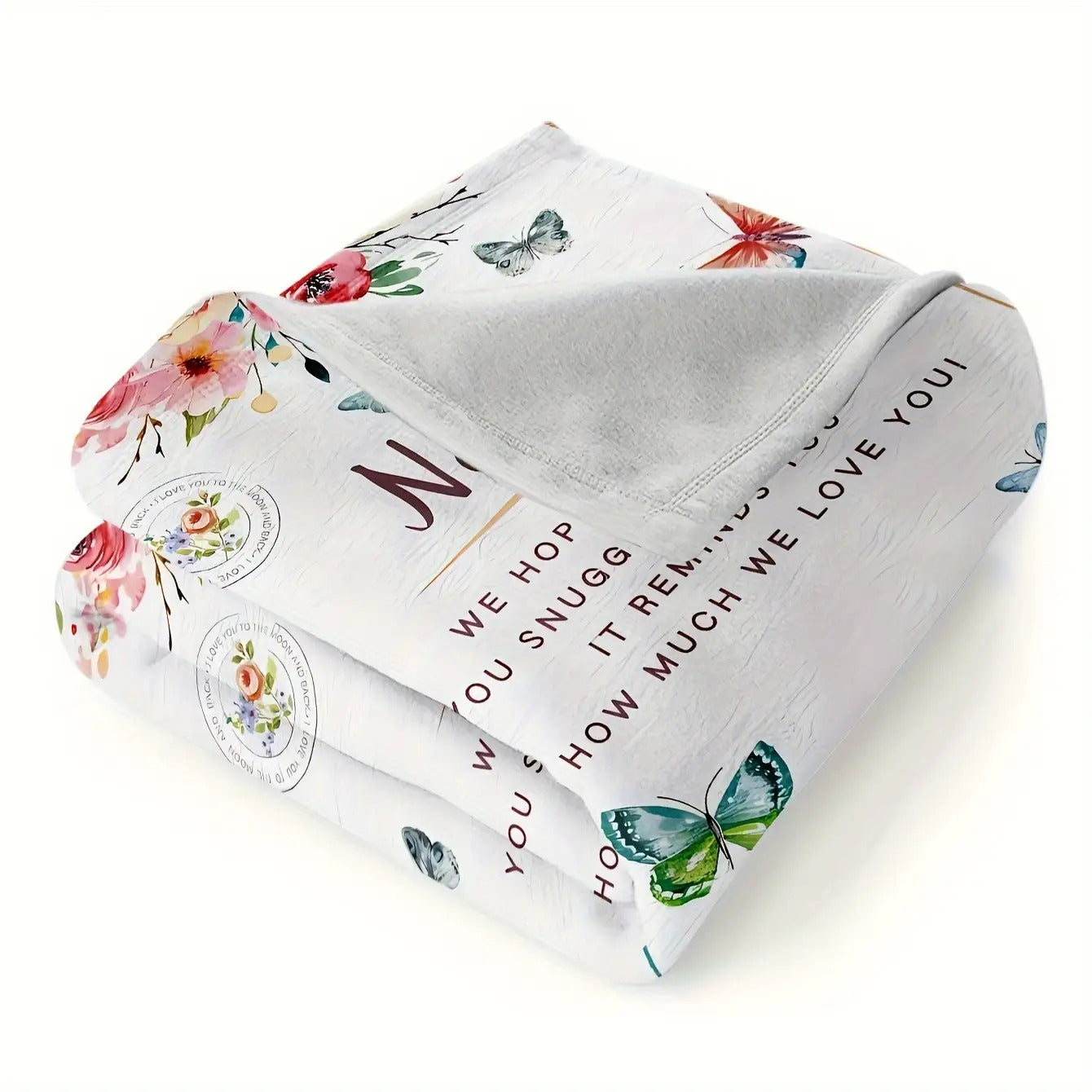 Blanket for Nana Gifts - We Hope Every Time You Snuggle This Blanket It Reminds You How Much We Love You - From Family, Birthday, Christmas, Everyday Encouragement, Inspirational