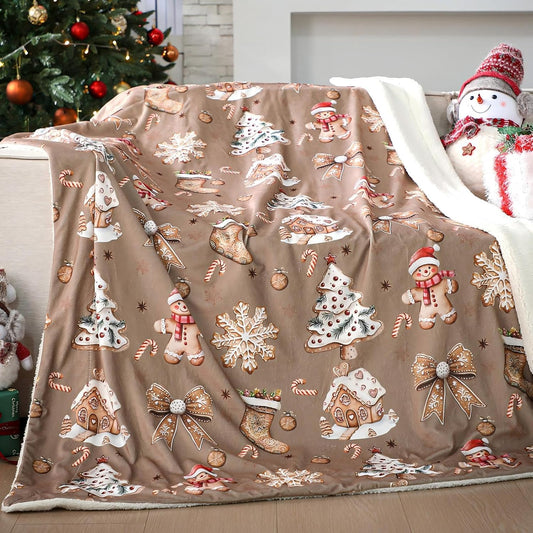 Blanket for Son Gifts, “Sweet Christmas Memories”, From Mom Dad, Birthday, Christmas, Holiday, Inspirational