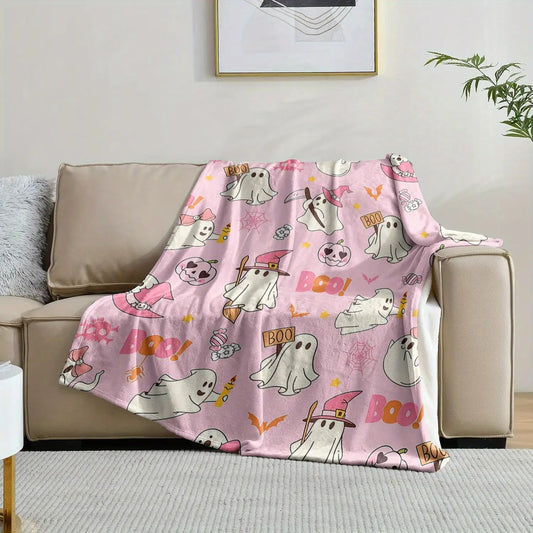 Blanket for Daughter Gifts, “Boo!”, From Parents, Birthday, Halloween, Holiday, Everyday Encouragement, Cute Halloween