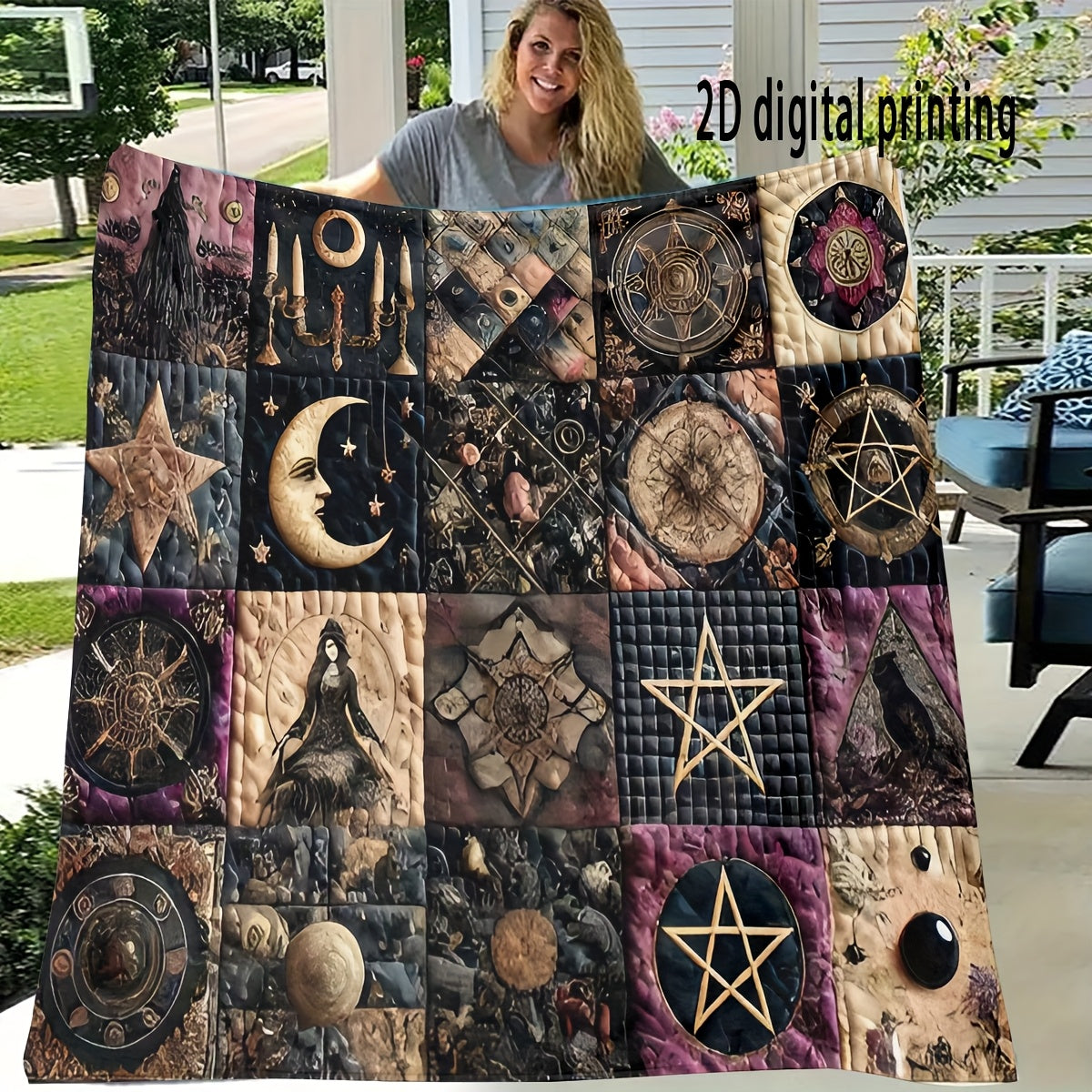 Blanket for Son Gifts, “Never Let Anyone Dull Your Magic”, From Mom Dad, Birthday, Christmas, Graduation, Inspirational Theme