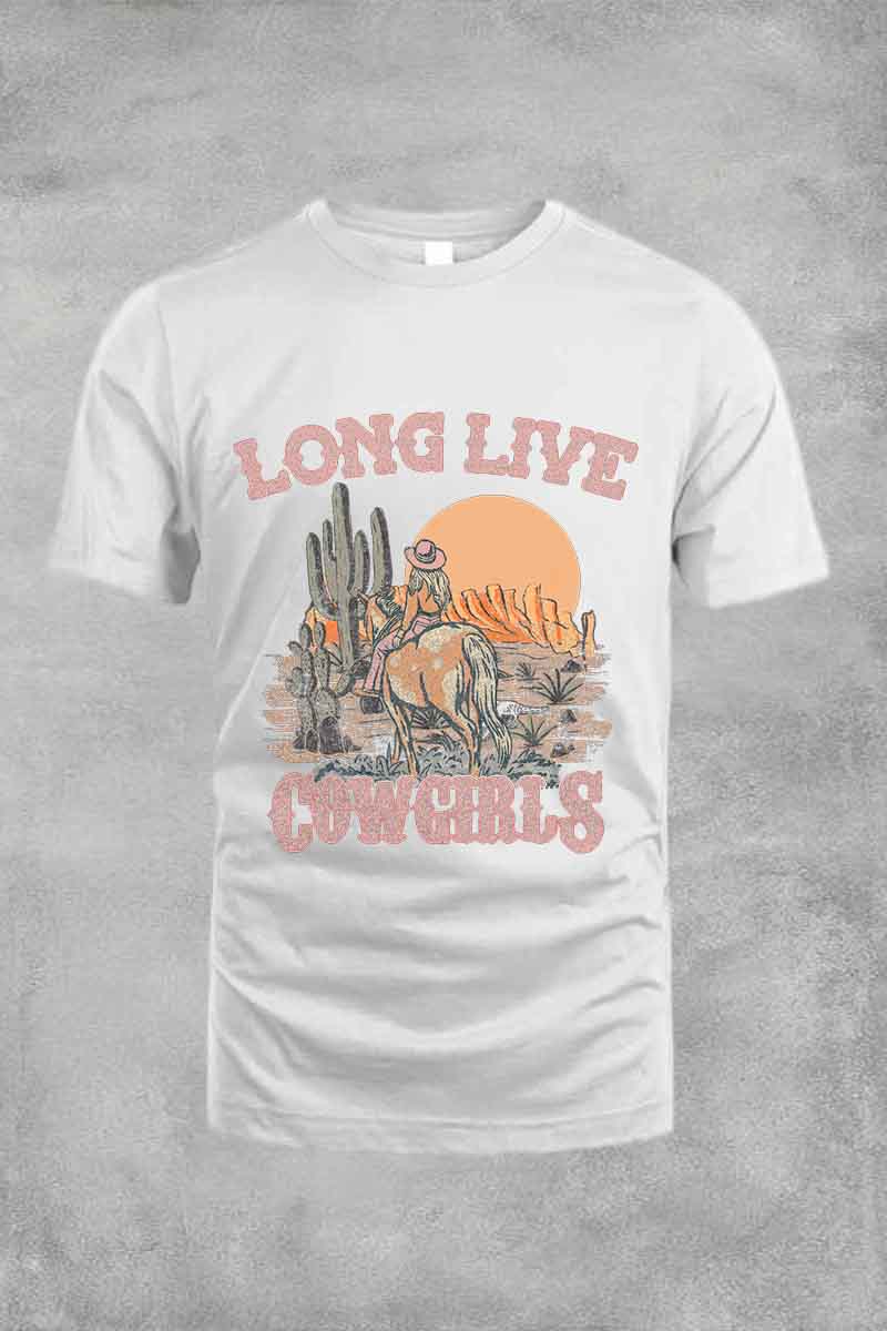 Long Live Cowgirls Tee For Men