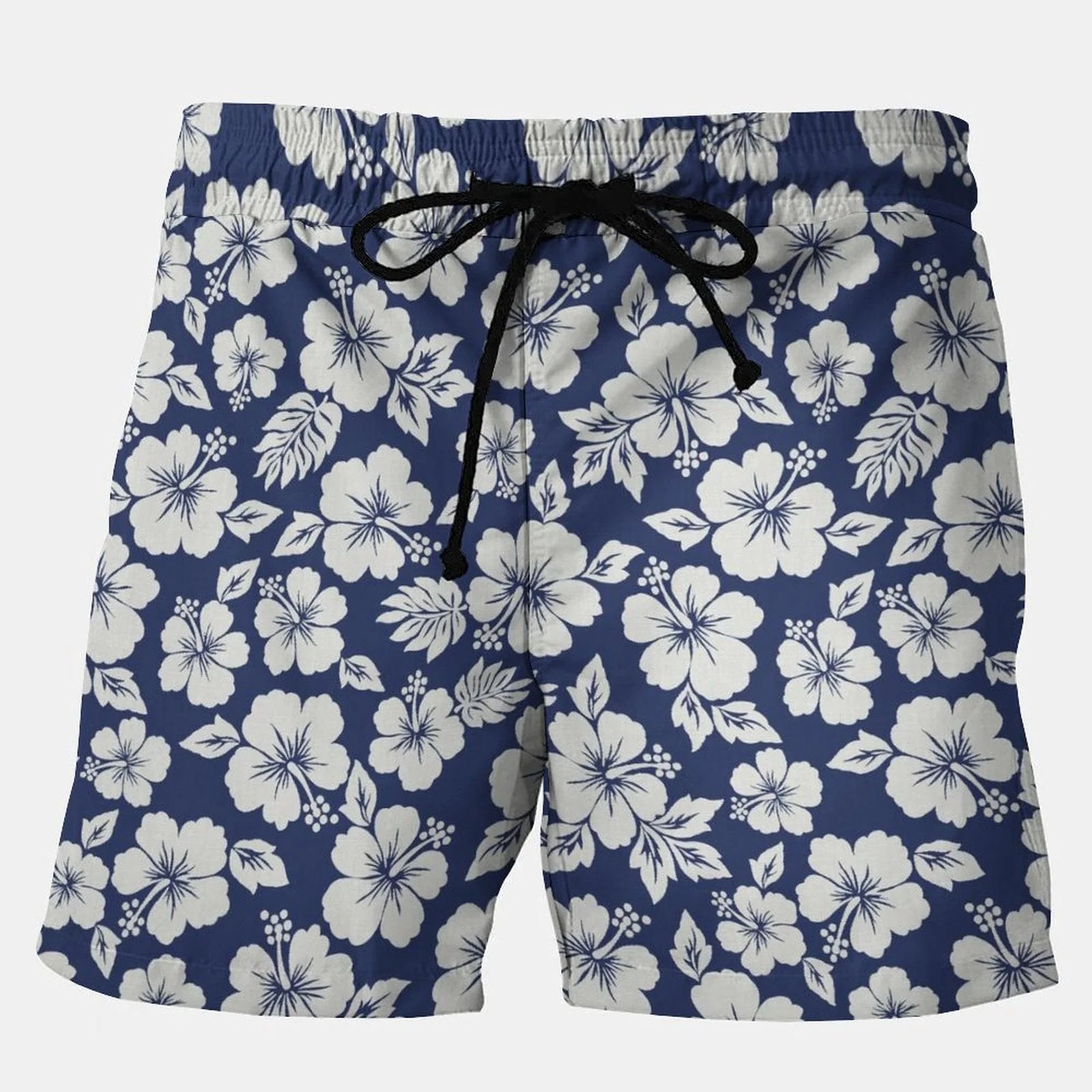 Flowers Pattern Stretch Shorts