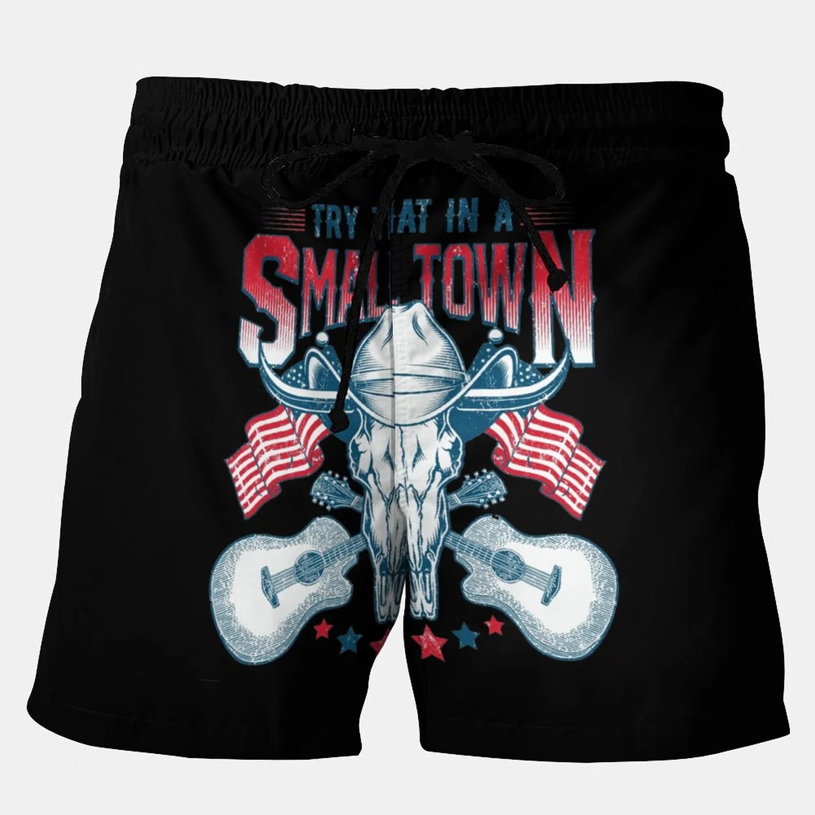 Retro Try That In A Small Town  Jason Aldean Shorts