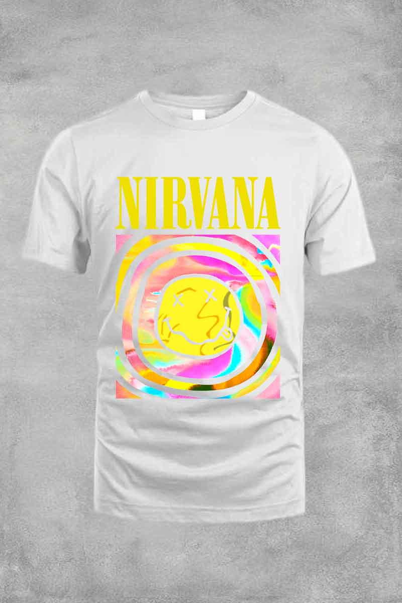 Nirvana Smile Face Tee For Men