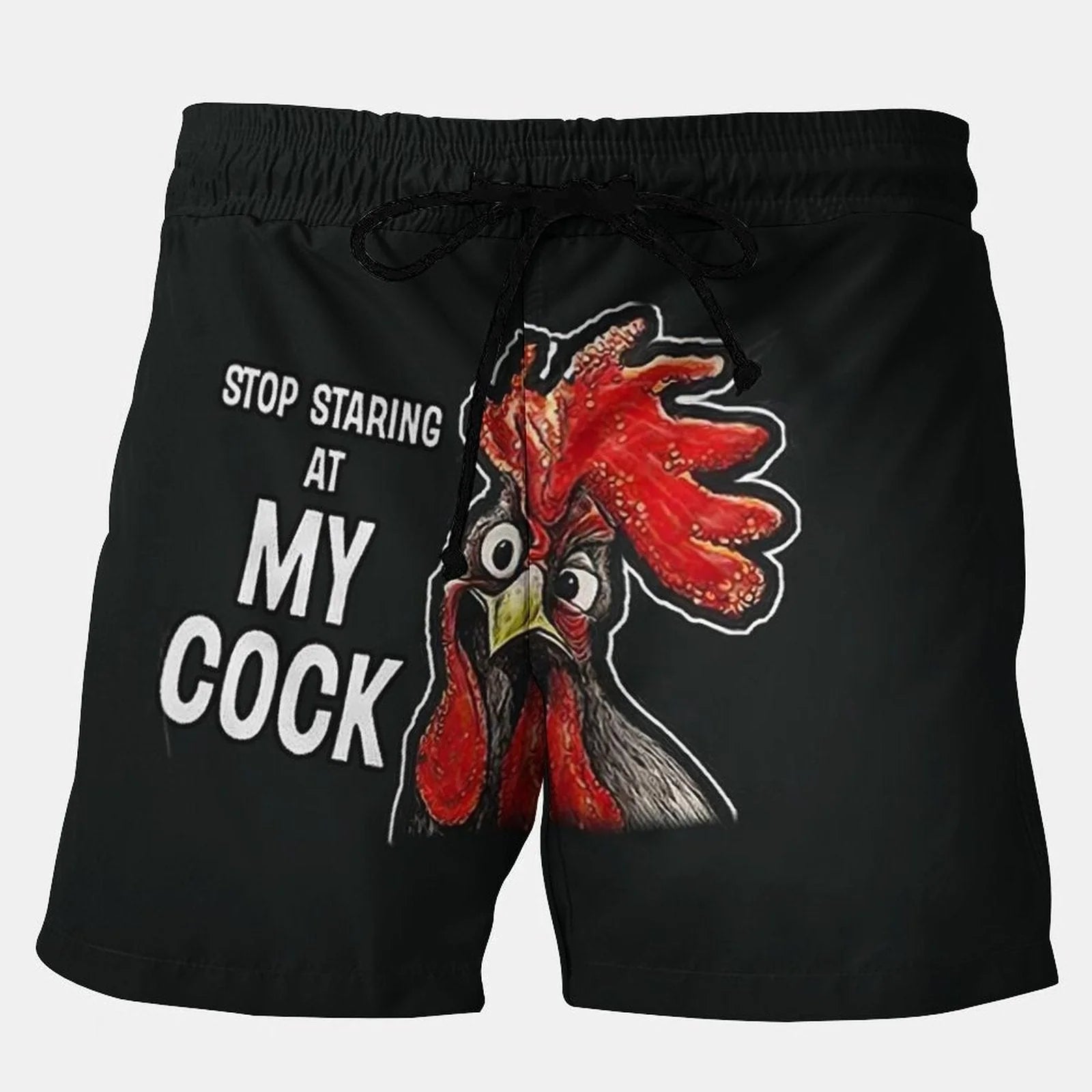 Stop Straing At My Cock Stretch Shorts