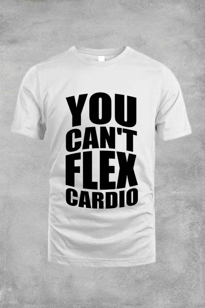 YOU CAN'T FLEX CARDIO TEE FOR MAN