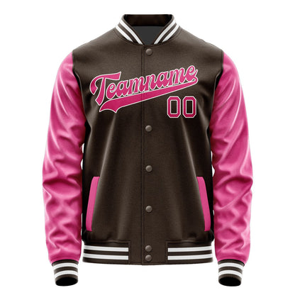 Custom Brown Pink Jacket JA0101130118B31813