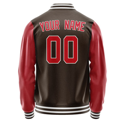 Custom Brown Red Jacket JA0101140118B31814