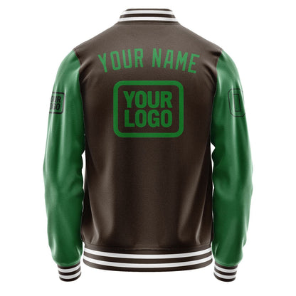 Custom Brown Emerald Green Jacket JA010124011817242417