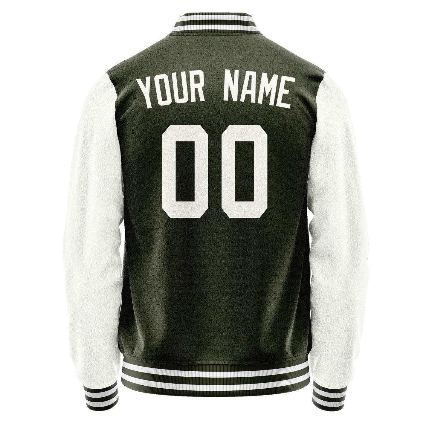 Custom Olive White Jacket JA0202180218B31818