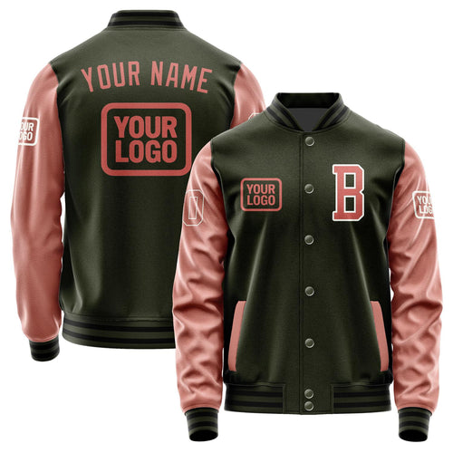 Custom Olive Copper Rose Jacket JA020229021718292918