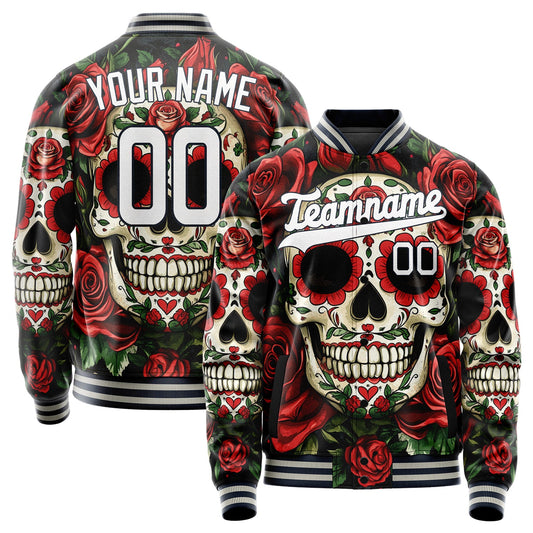 Custom Red Skull Jacket