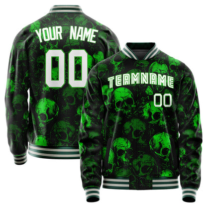 Custom Green Skull Jacket