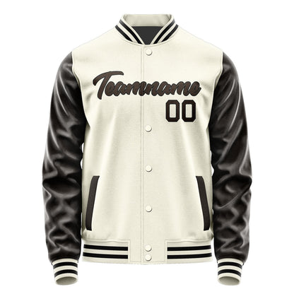 Custom Cream Brown Jacket JA0303010317B21701