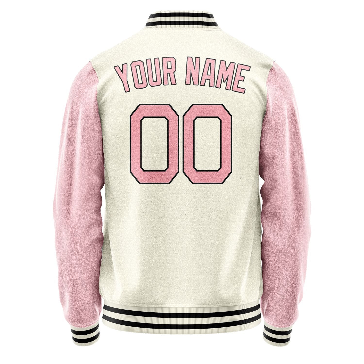 Custom Cream Light Pink Jacket JA0303210317B21721