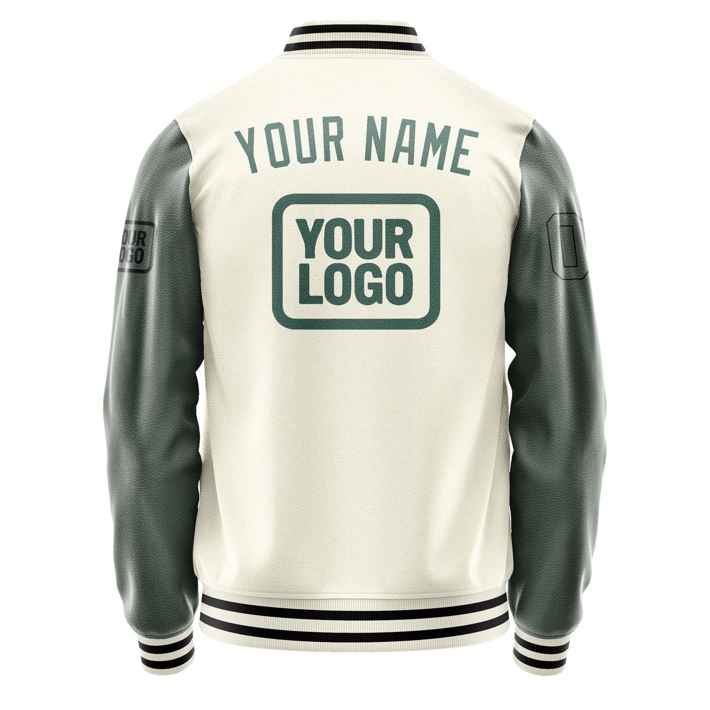 Custom Cream Blue Green Jacket JA030327031717272717
