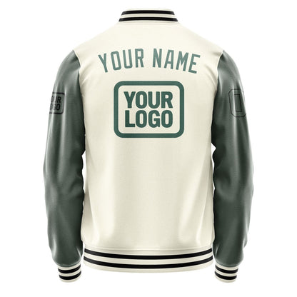 Custom Cream Blue Green Jacket JA030327031717272717
