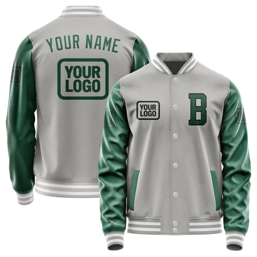 Custom Gray Green Jacket JA040405041817050517