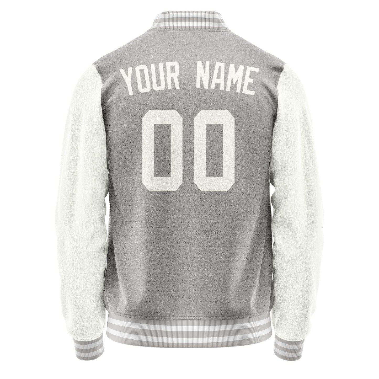 Custom Gray White Jacket JA0404180418B31818