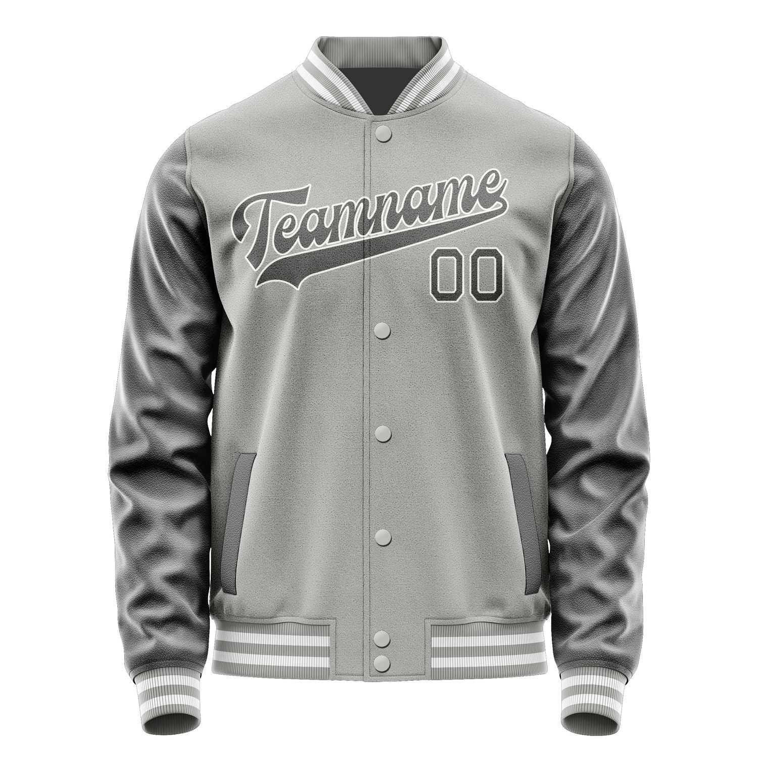 Custom Gray Dark Grey Jacket JA0404200418B31820