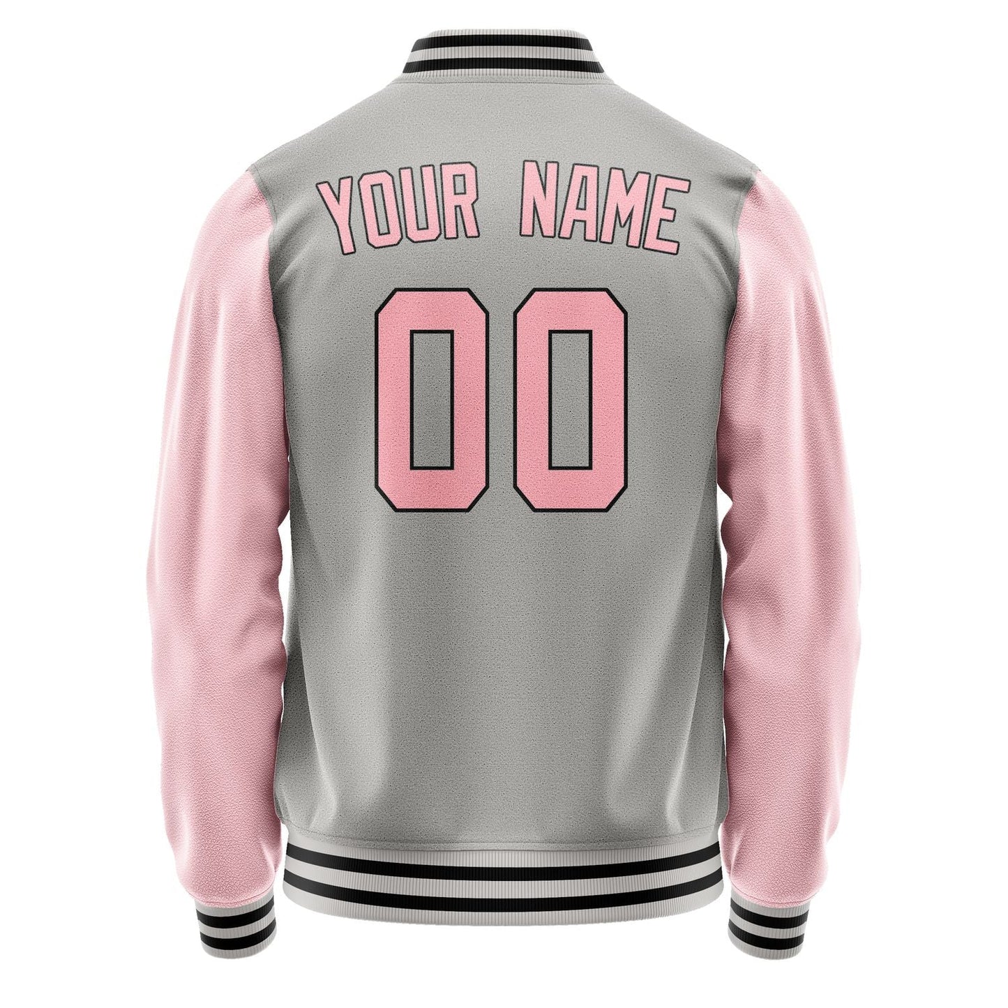 Custom Gray Light Pink Jacket JA0404210417B31721
