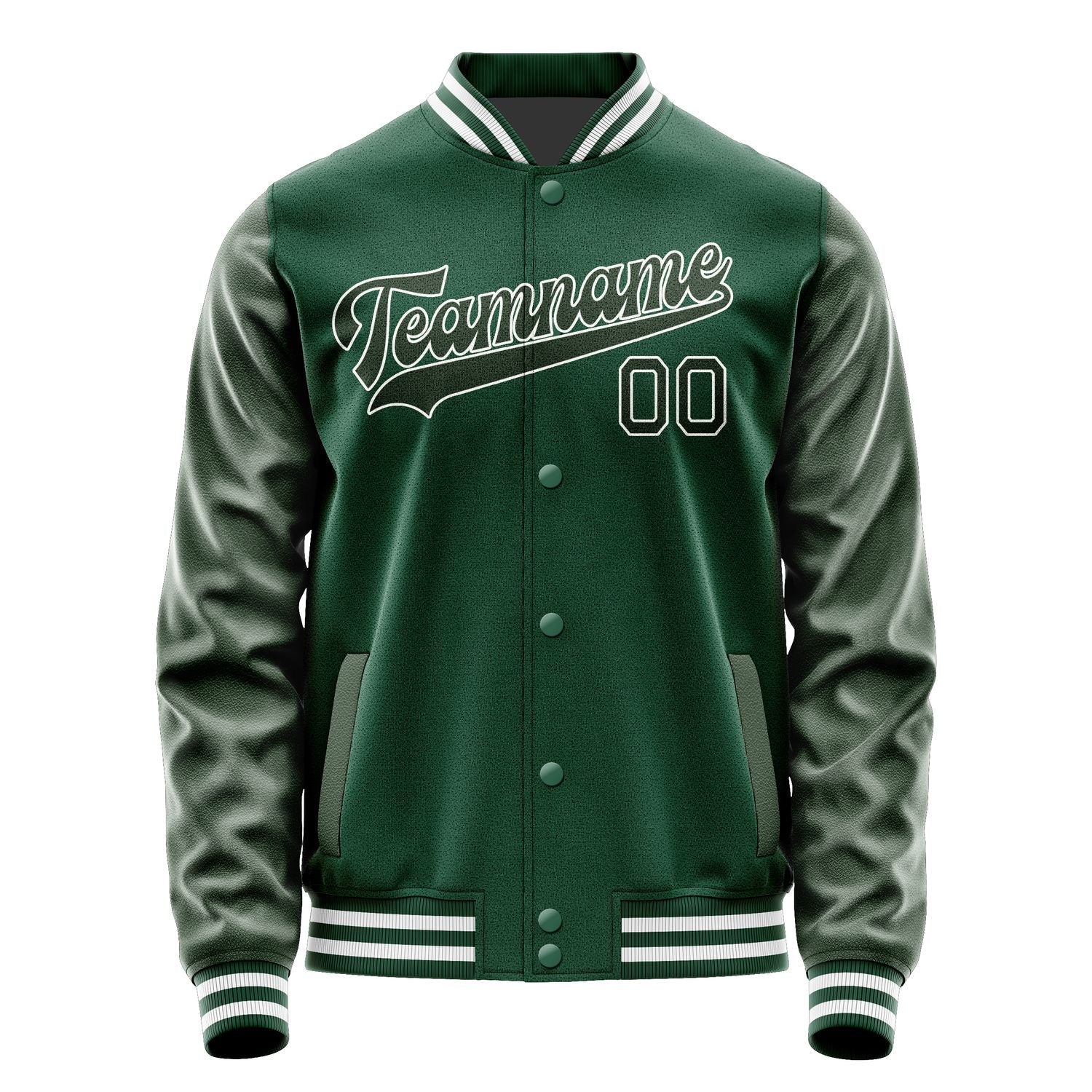 Custom Green Dark Green Jacket JA0505060518B31806