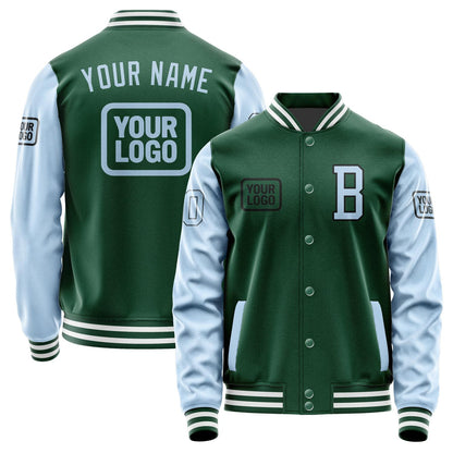 Custom Green Light Blue Jacket JA050508051817080817