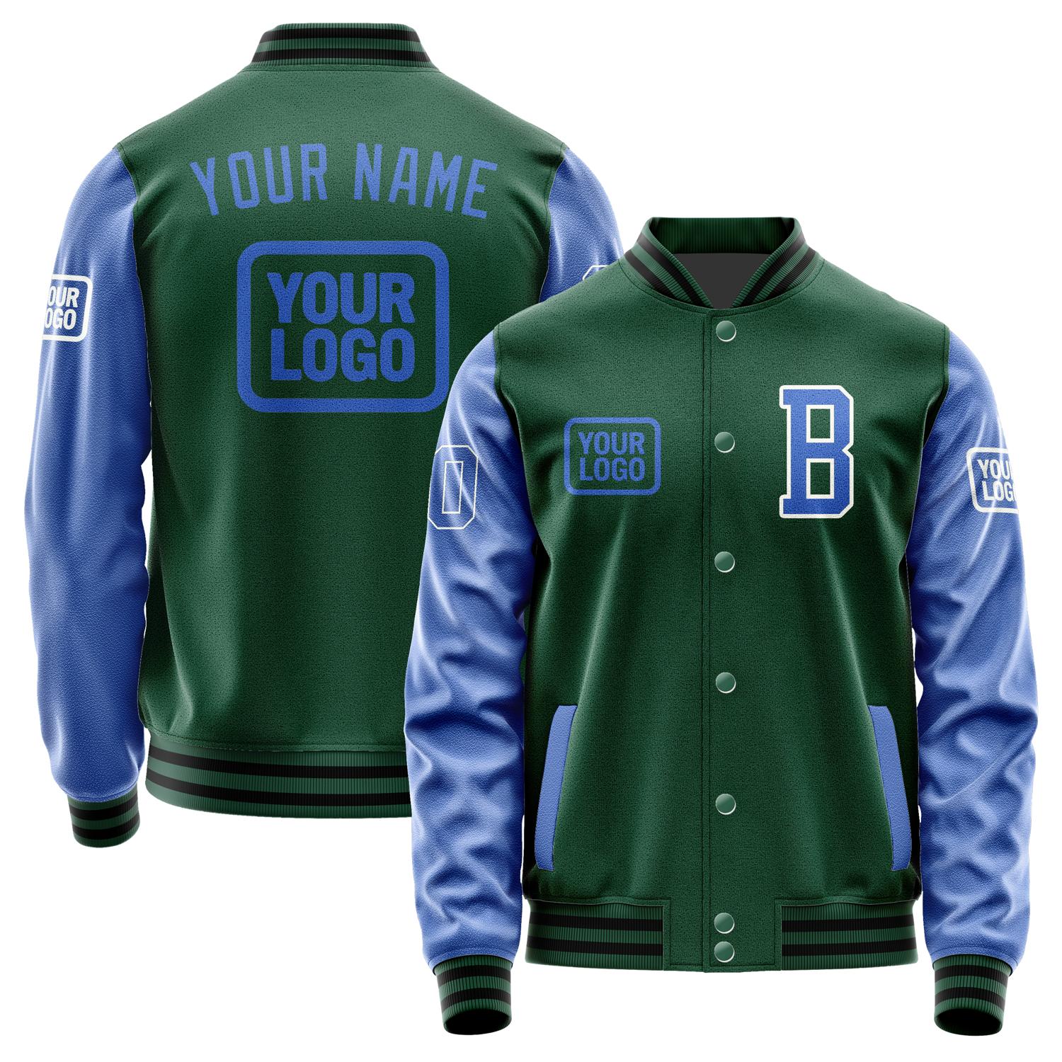 Custom Green Sky Blue Jacket JA050509051718090918