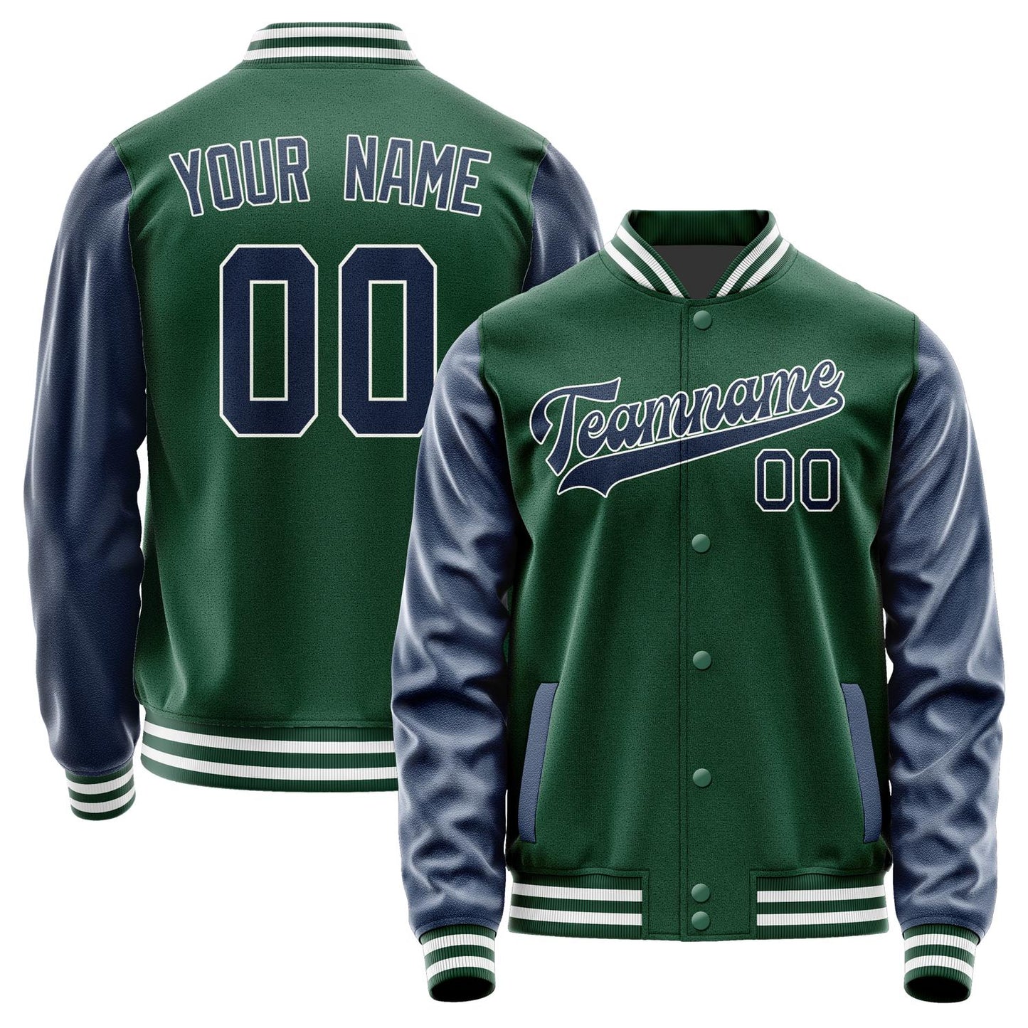 Custom Green Blue Jacket JA0505100518B31810