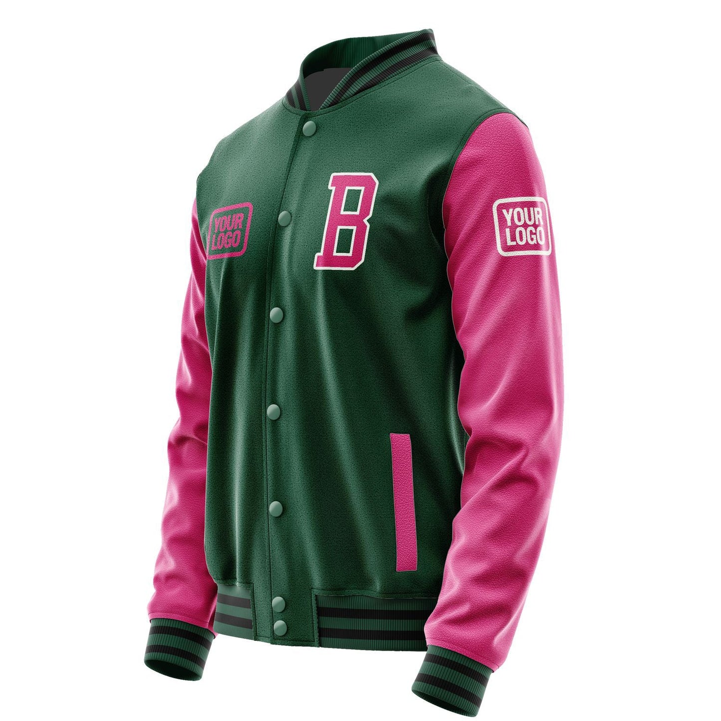 Custom Green Pink Jacket JA050513051718131318