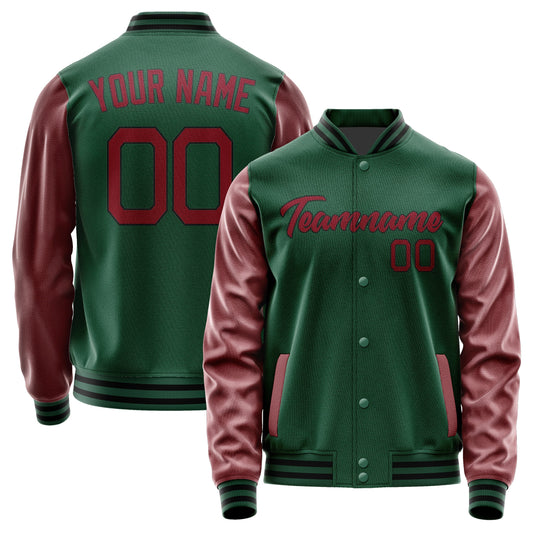 Custom Green Crimson Red Jacket JA0505150517B21715