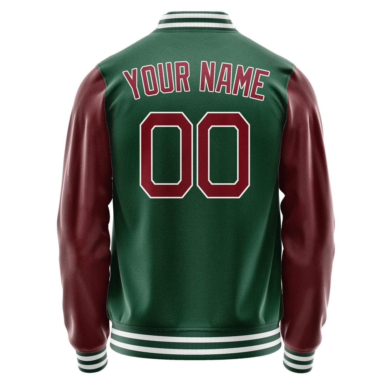 Custom Green Crimson Red Jacket JA0505150518B21815