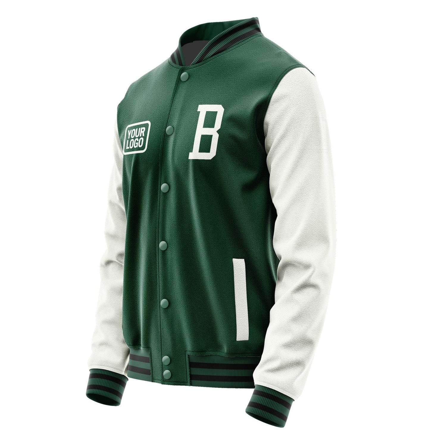 Custom Green White Jacket JA050518051718181818